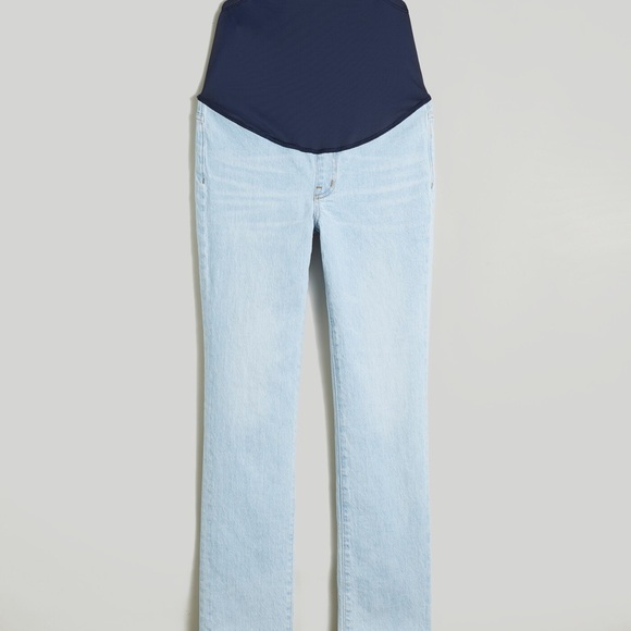 Madewell Maternity Over-the-Belly Perfect Vintage Jeans in Delora Wash NWT - Picture 6 of 9